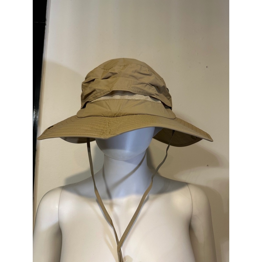 COMHATS Mens Boonie Sun Hat Khaki Wide Brim UV Protection Fishing Hiking Safari